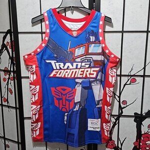 Transformers Optimus Prime Basketball Jersey Size Medium New